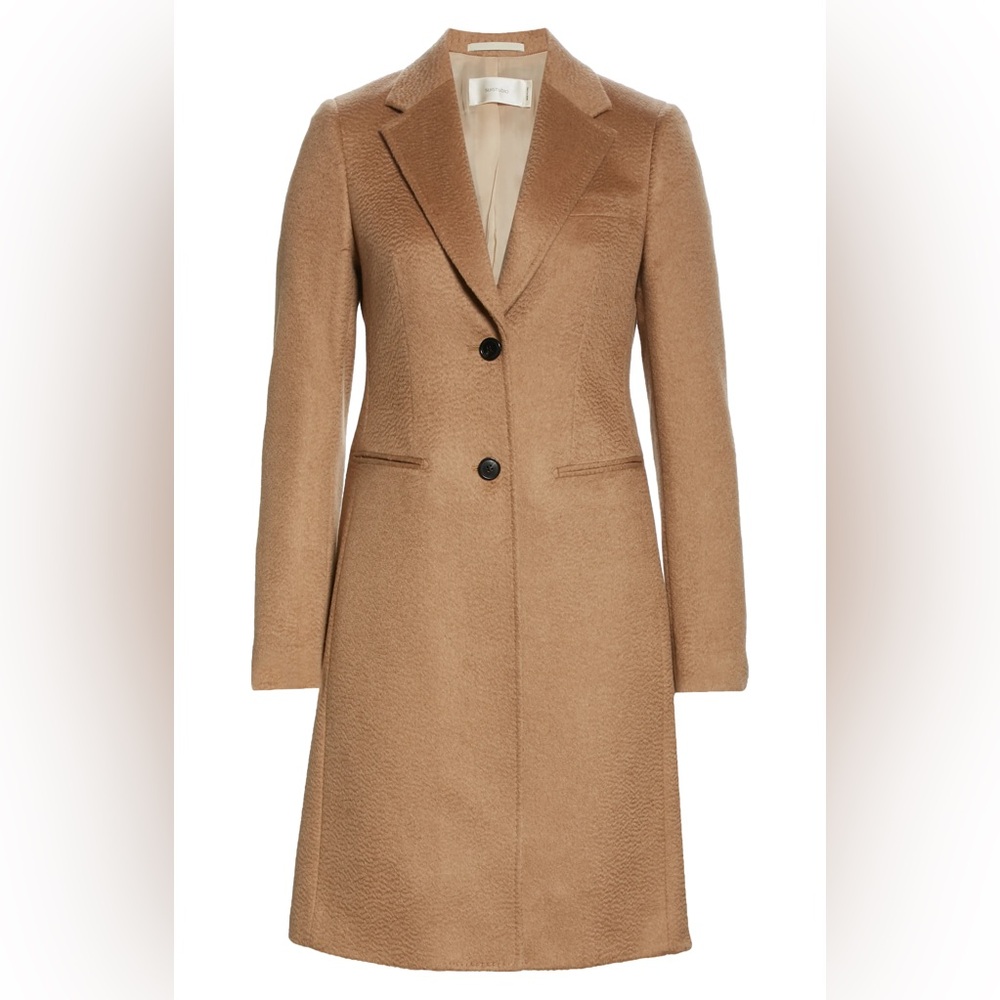 SUISTUDIO Lauren Coat in Camel - Barely Worn - Size 38R